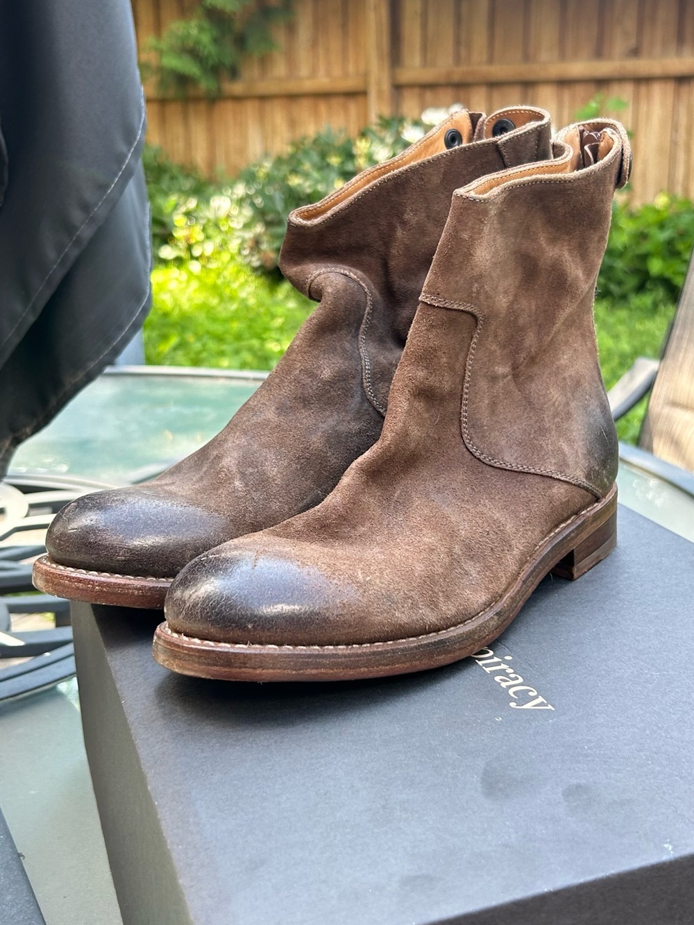 Women’s Brown Suede Ankle Boots - The Last Conspiracy Brand - Chelsea Style
